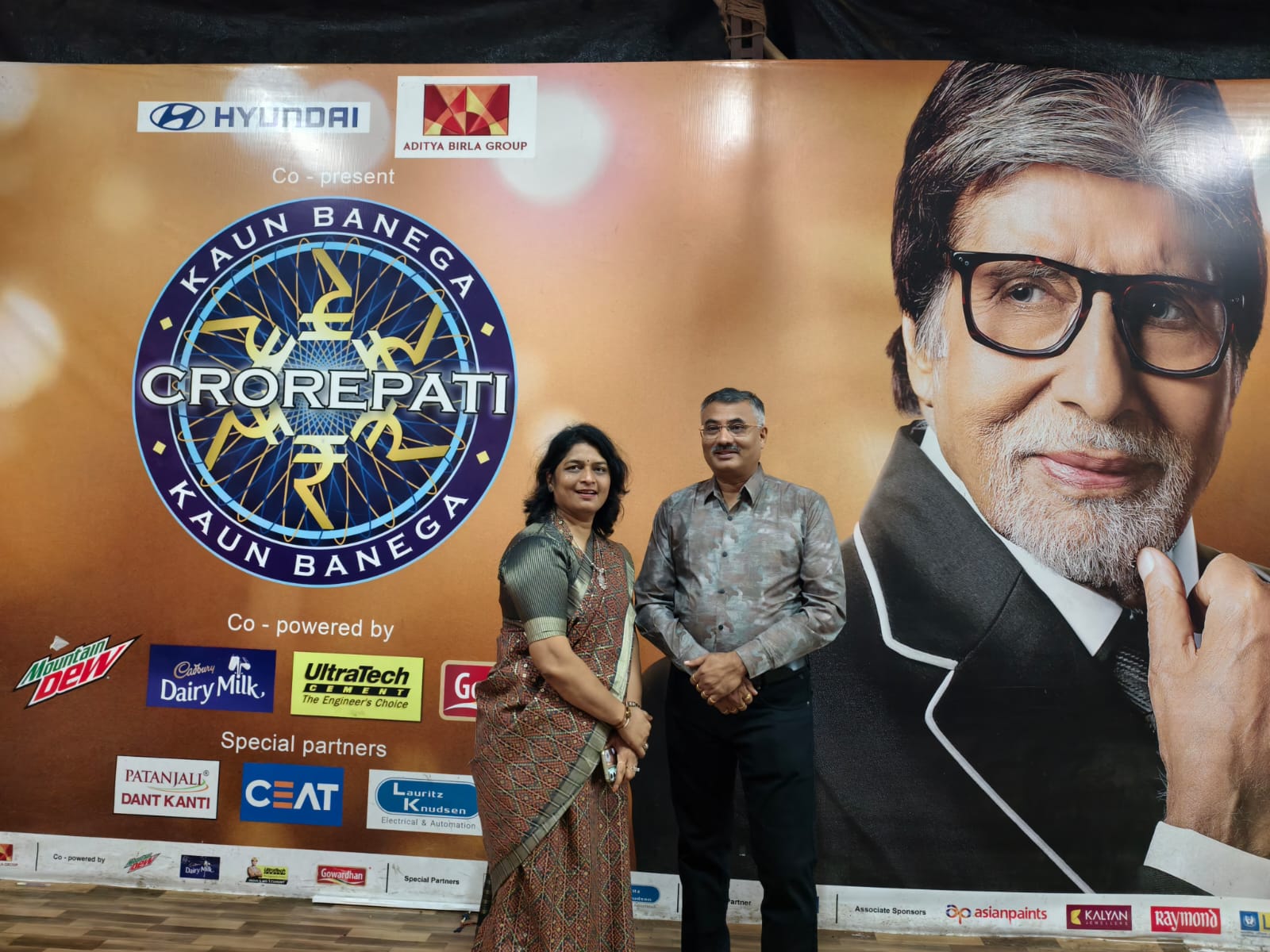Sharad & Kavita on KBC
